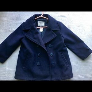 Janie and Jack classic boys peacoat in size 2T